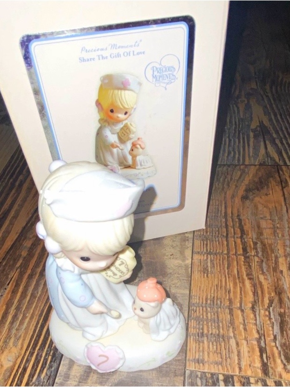 NIB Precious Moments Growing in Grace age 7 Nurse Care Figurine